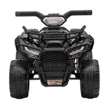 Mazam Kids Ride On Car Electric ATV Rechargeable Black - Side View