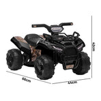 Mazam Kids Ride On Car Electric ATV Rechargeable Black