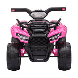 Mazam Kids Ride On Car Electric ATV Rechargeable Pink - 45-Degree Angle