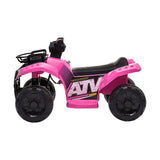 Mazam Kids Ride On Car Electric ATV Rechargeable Pink