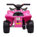 Mazam Kids Ride On Car Electric ATV Rechargeable Pink - Top-Down View