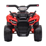 Mazam Kids Ride On Car Electric ATV Rechargeable Red - Rear View