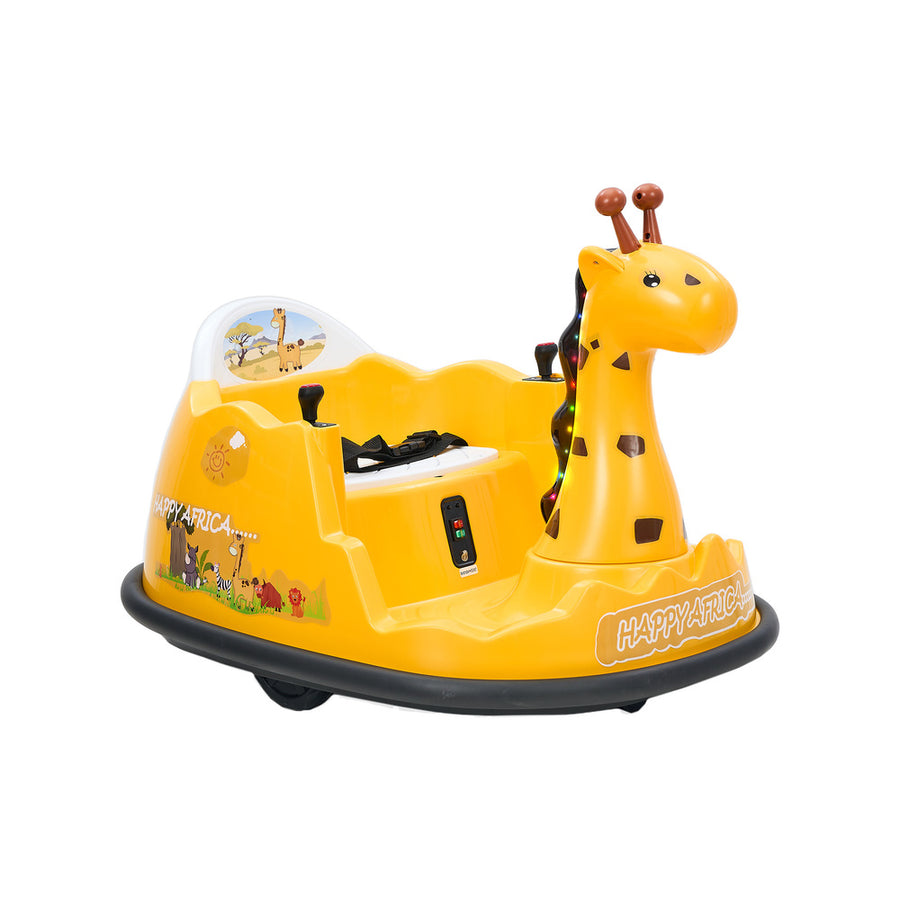 Mazam Kids Ride on Car Bumper Remote Control Light Giraffe