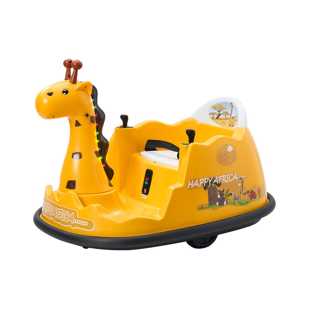 Mazam Kids Ride on Car Bumper Remote Control Light Giraffe