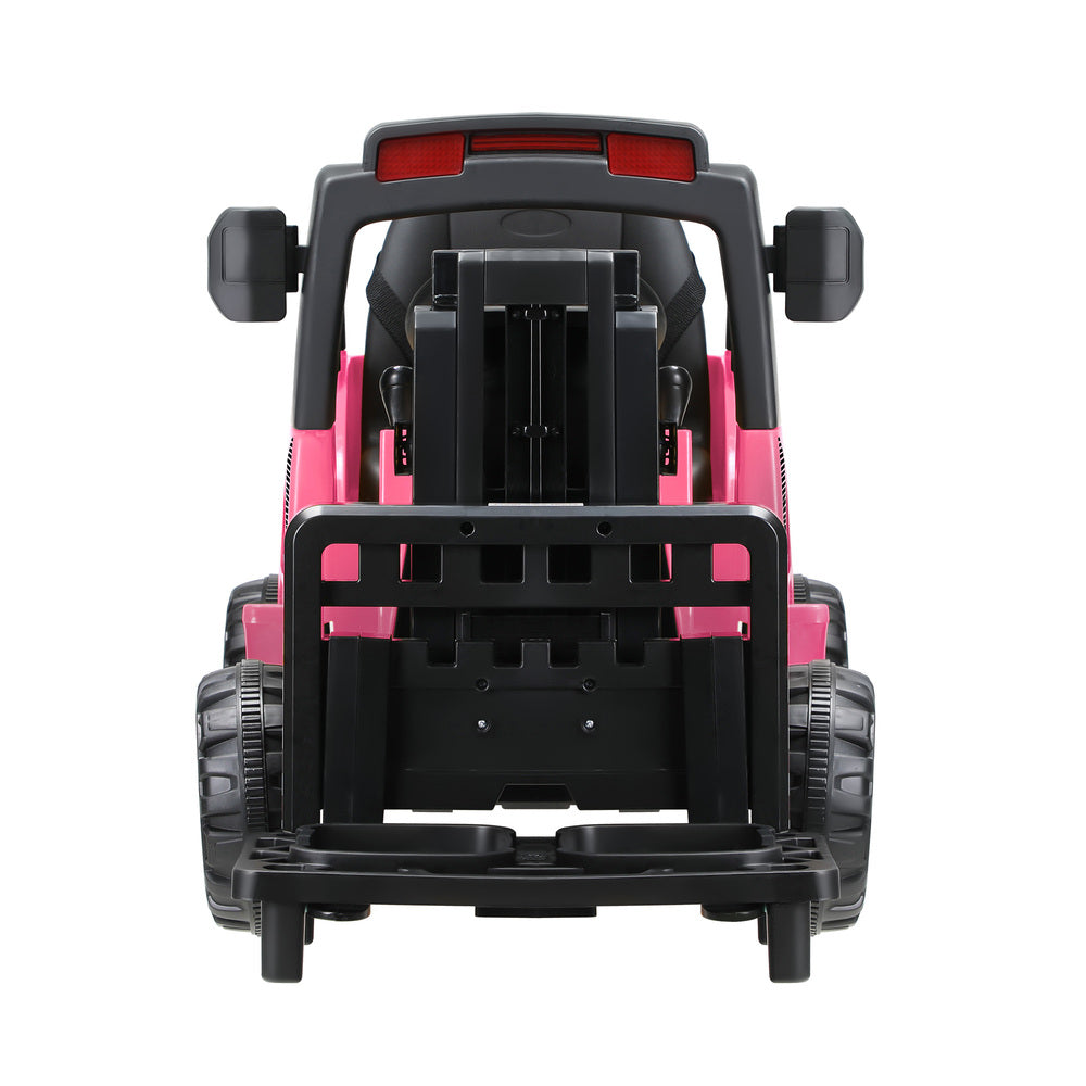 Mazam Kids Ride-On Forklift 12V Electric Car Toy Pink