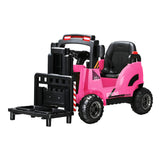 Mazam Kids Ride-On Forklift 12V Electric Car Toy Pink