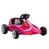 Mazam Ride on Car Electric Kart with Light Bluetooth Pink