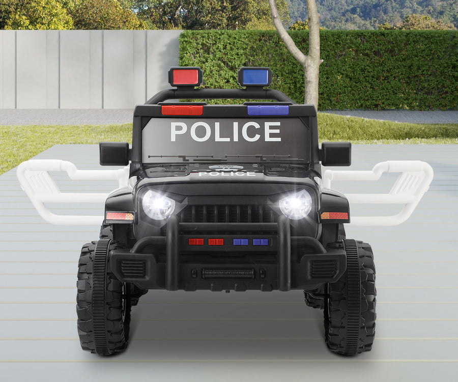 Mazam Kids Police Ride On Car 12V Electric Remote Control Battery