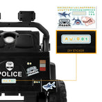 Mazam Kids Police Ride On Car 12V Electric Remote Control Battery