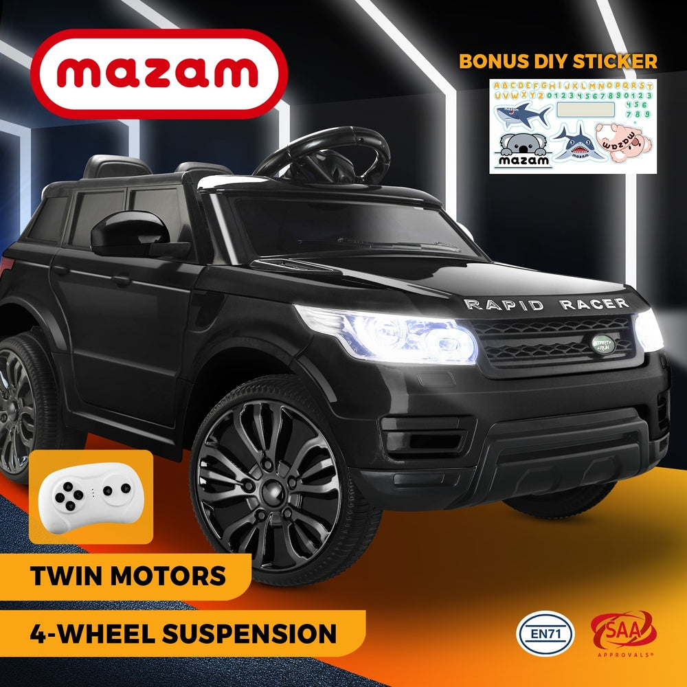 Mazam Kids Ride On Car MP3 LED light 12V Black