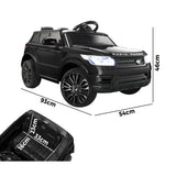 Mazam Kids Ride On Car MP3 LED light 12V Black - 45-Degree Angle