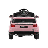 Mazam Kids Ride On Car MP3 LED light 12V Pink - Top-Down View
