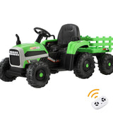 Mazam Kids Ride On Car Tractor 12V Toys Remote Control Green