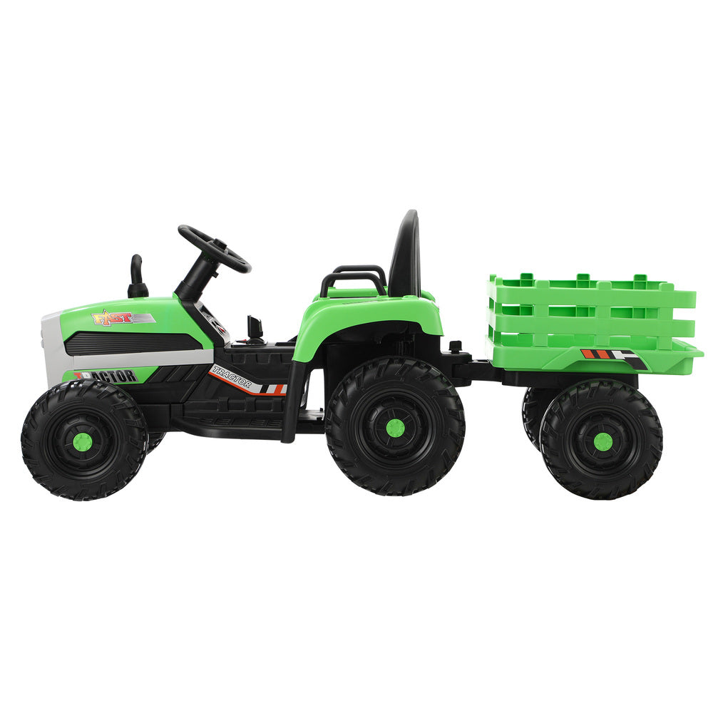 Mazam Kids Ride On Car Tractor 12V Toys Remote Control Green