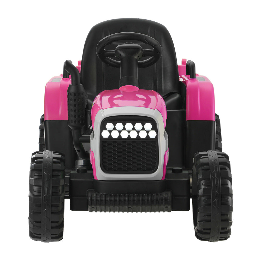 Mazam Kids Ride On Car Tractor 12V Toys Remote Control Pink