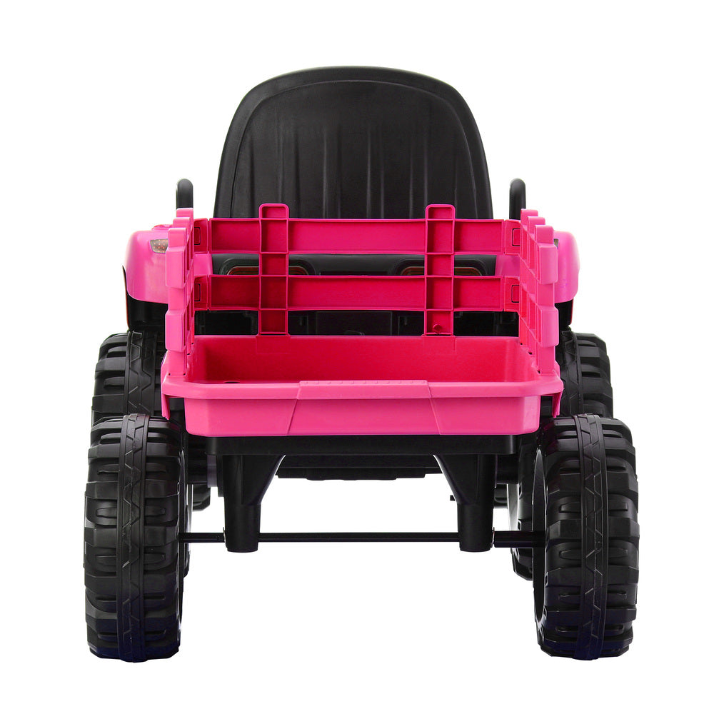 Mazam Kids Ride On Car Tractor 12V Toys Remote Control Pink