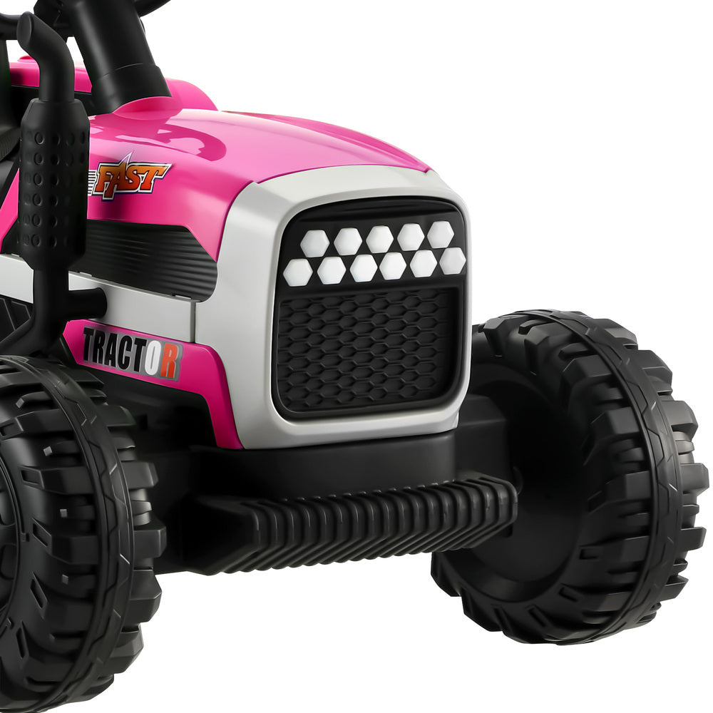 Mazam Kids Ride On Car Tractor 12V Toys Remote Control Pink