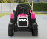 Mazam Kids Ride On Car Tractor 12V Toys Remote Control Pink