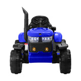 Mazam XL Kids Ride On Tractor 12V with Trailer Remote Blue