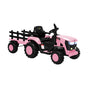 Mazam XL Kids Ride On Tractor 12V with Trailer Remote Pink