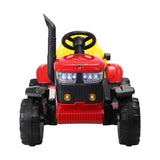 Mazam XL Kids Ride On Tractor 12V with Trailer Remote Red - 45-Degree Angle