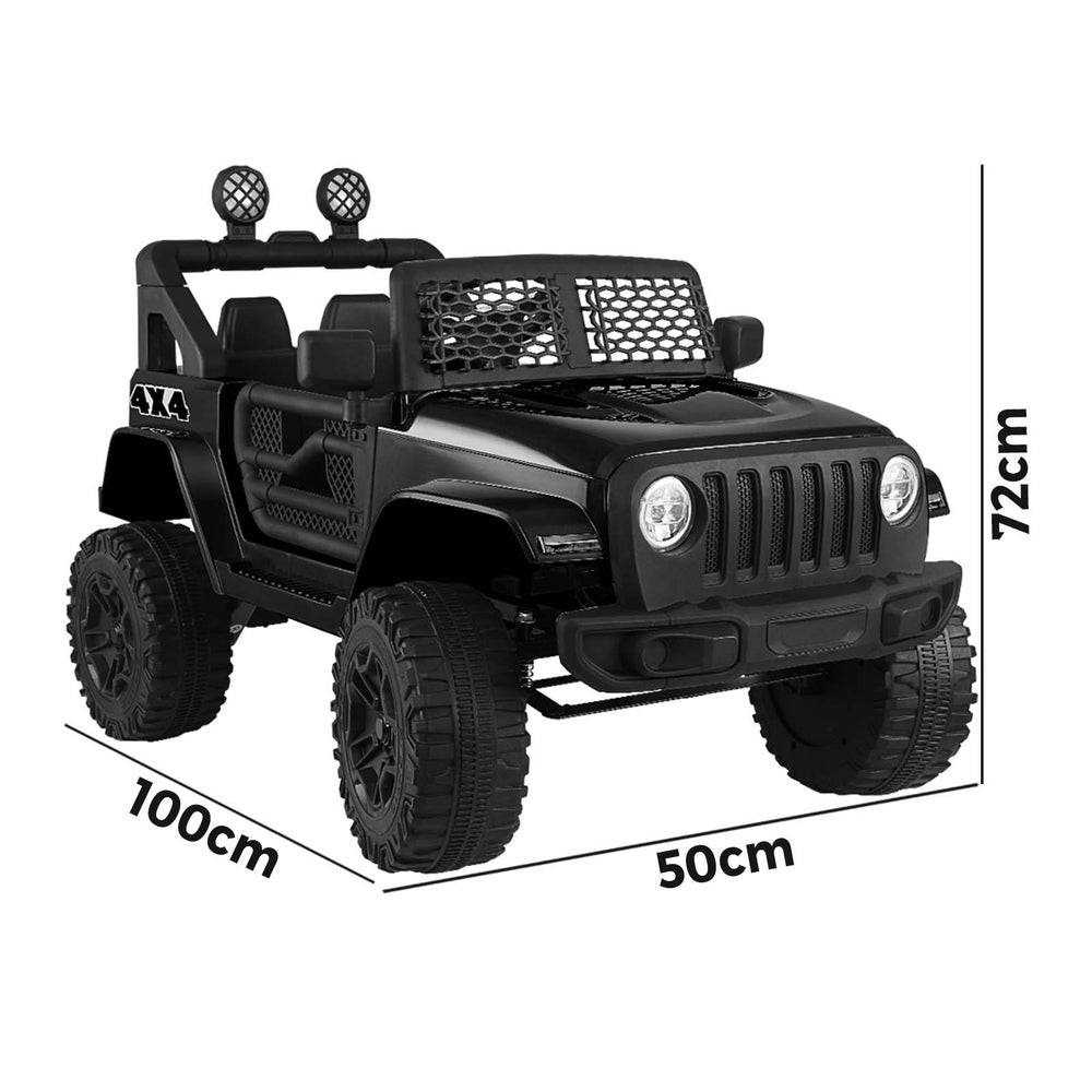 Mazam Kids Ride On Car with Twin Motors and Remote Black