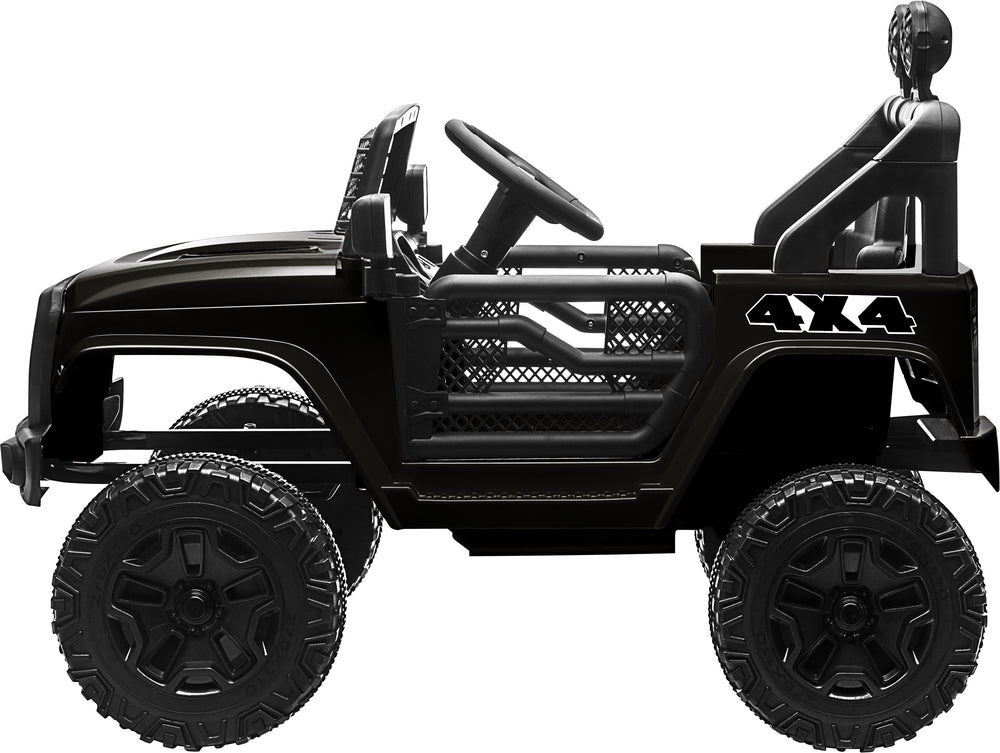 Mazam Kids Ride On Car with Twin Motors and Remote Black