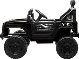 Mazam Kids Ride On Car with Twin Motors and Remote Black - Front View
