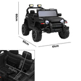 Mazam Kids Ride On Car Jeep 12V Electric Remote Control Black