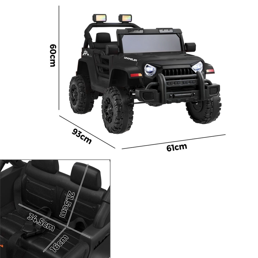 Mazam Kids Ride On Car Jeep 12V Electric Remote Control Black
