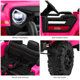 Mazam Kids Ride On Cars Remote Control 12V Electric Pink