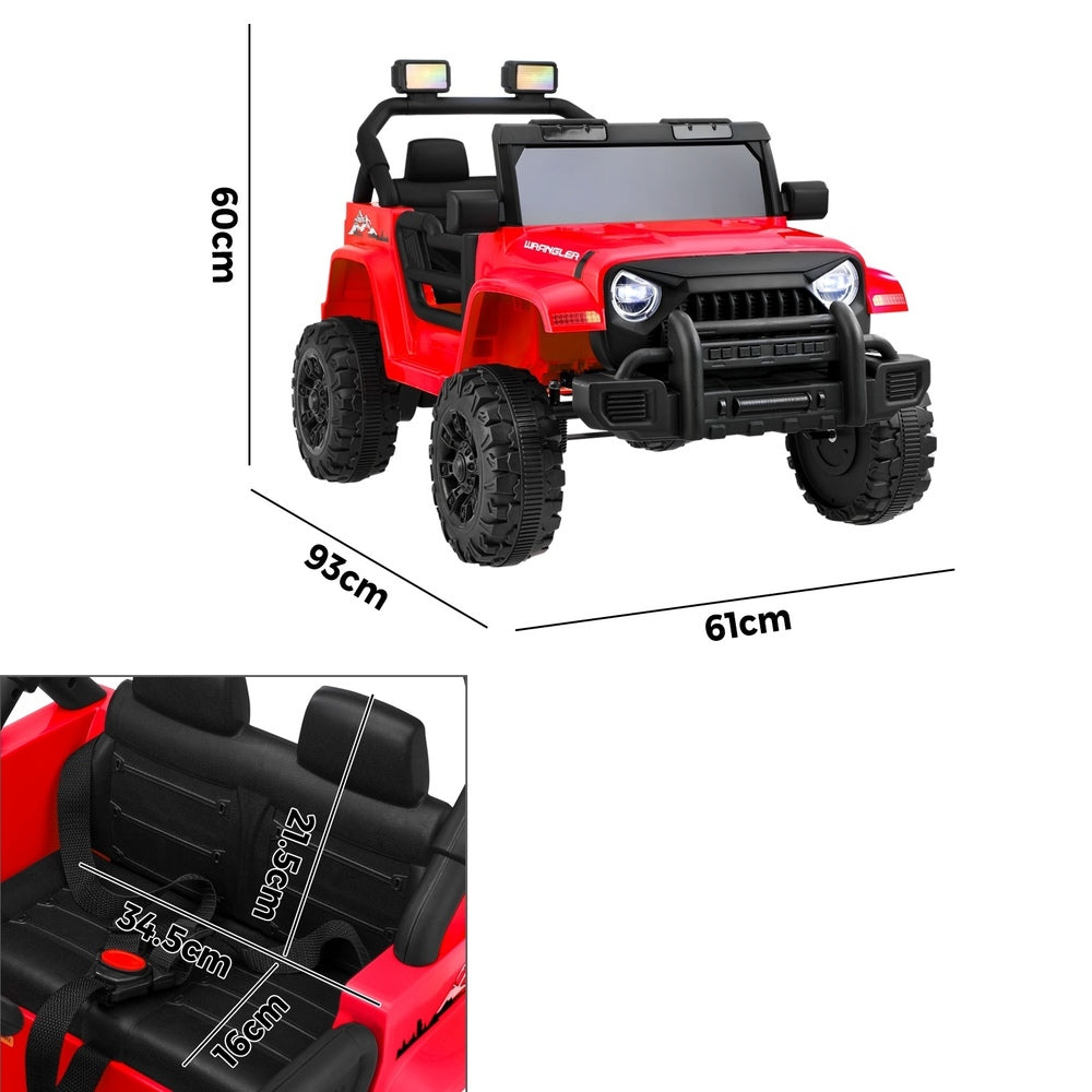 Mazam Kids Ride on Cars 12V Electric Battery Remote Control LED Red