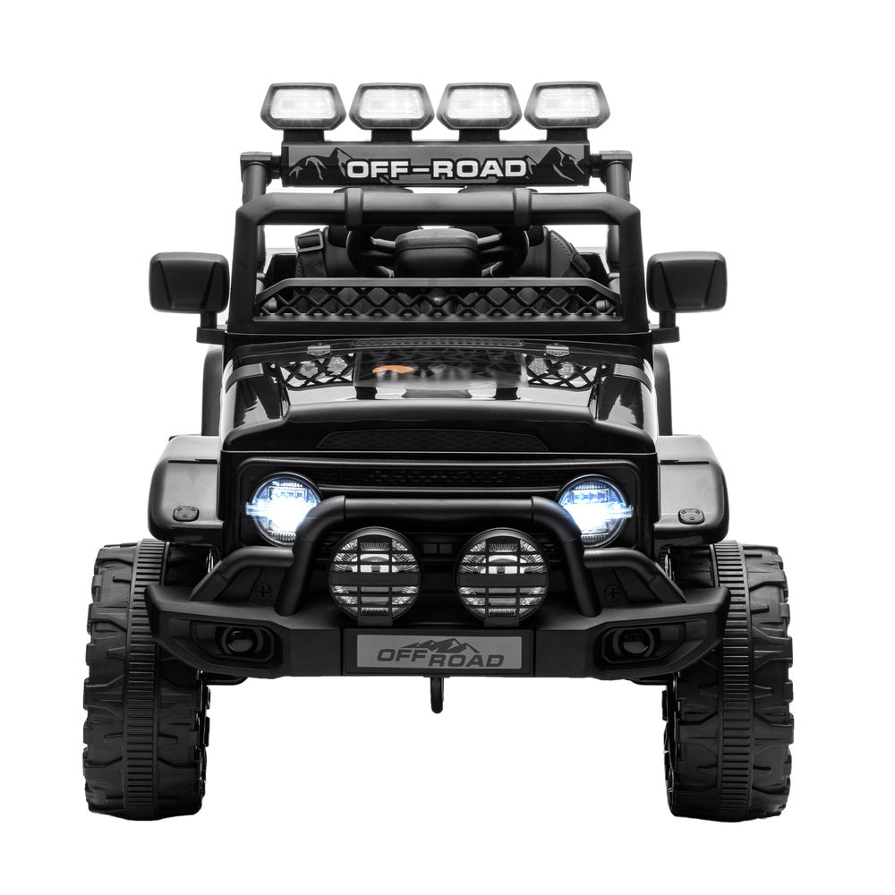 Mazam Ride on Car Electric Jeep Bluetooth Black
