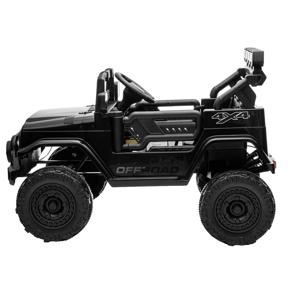 Mazam Ride on Car Electric Jeep Bluetooth Black