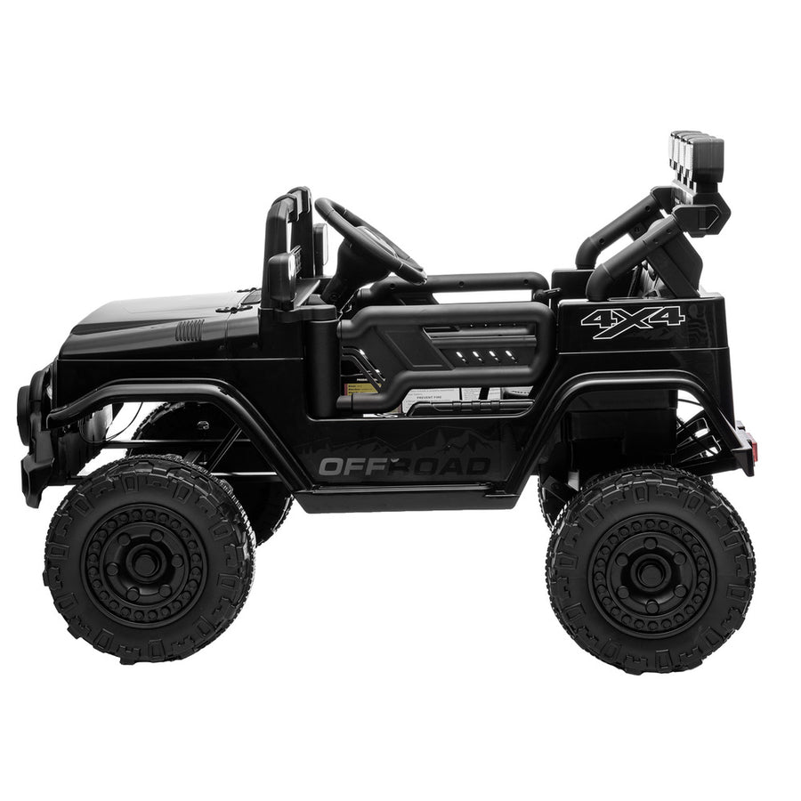Mazam Ride on Car Electric Jeep Bluetooth Black