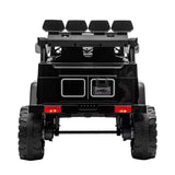 Mazam Ride on Car Electric Jeep Bluetooth Black