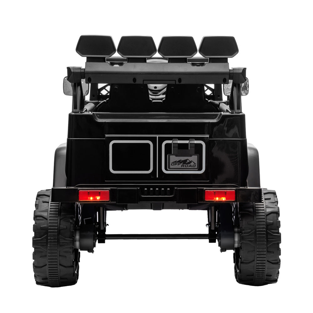 Mazam Ride on Car Electric Jeep Bluetooth Black
