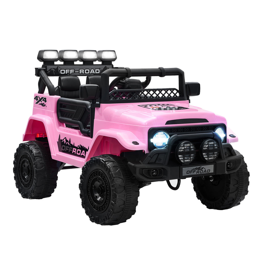 Mazam Ride on Car Electric Jeep Bluetooth Pink