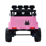 Mazam Ride on Car Electric Jeep Bluetooth Pink