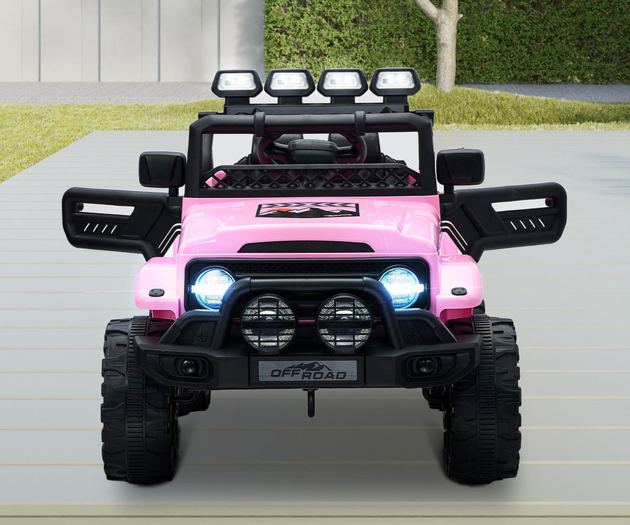 Mazam Ride on Car Electric Jeep Bluetooth Pink
