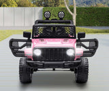 Mazam Kids Ride On Car with Twin Motors and Remote Pink - Front View