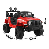 Mazam Kids Ride On Car with Twin Motors and Remote Red