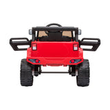 Mazam Ride On Car Remote Electric Jeep Toy MP3 LED 12V Red - Side View