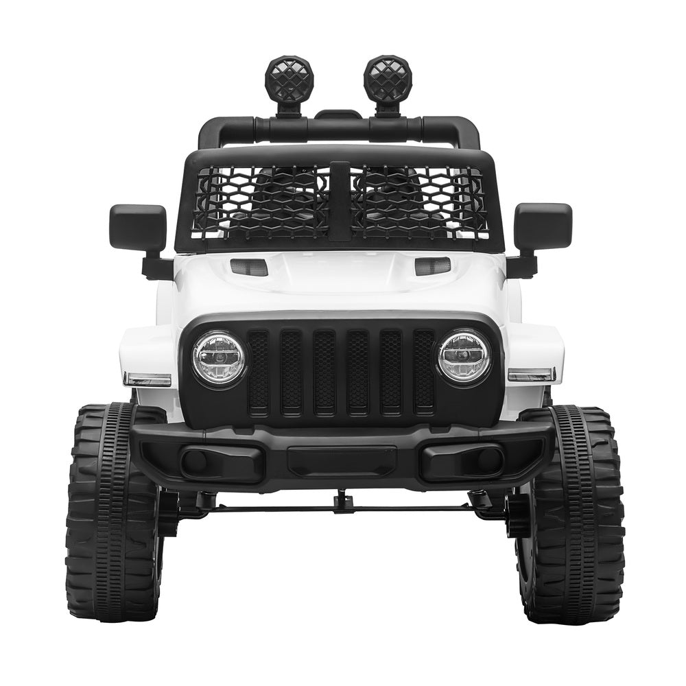 Mazam Kids Ride On Car with Twin Motors and Remote White