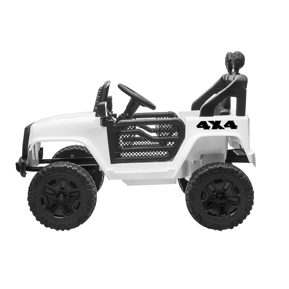 Mazam Kids Ride On Car with Twin Motors and Remote White