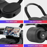 Revolutionary Everfit Automatic Rebound Ab Roller for Core Strength Training at Home - Rear View