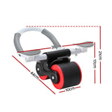 Everfit Ab Roller Automatic Rebound Abdominal Wheel with Knee Pad Home Gym Sport - Front View