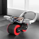 Everfit Ab Roller Automatic Rebound Abdominal Wheel with Knee Pad Home Gym Sport - Close-Up Angle