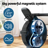 Everfit 16 Level Magnetic Rowing Machine for Home with App Connect Black - 45-Degree Angle