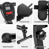 Everfit Hydraulic Rowing Machine Rower 12 Levels Resistance Exercise Fitness Gym Cardio - Rear View